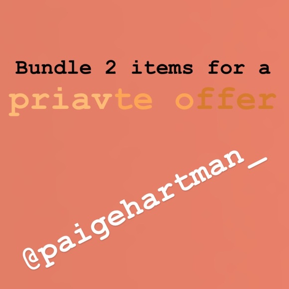BUNDLE ANY 2 ITEMS FOR A ~PRIVATE OFFER~ - Picture 1 of 1